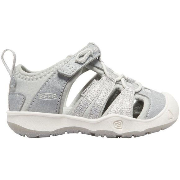 KEEN Baby Toddler Flat And Flexible Lightweighr Moxie Sandals Silver Size 5 NWT - Picture 3 of 8
